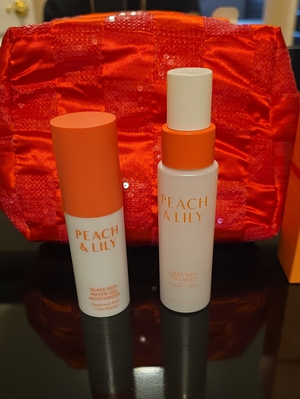 Peach & Lily Glass Skin Duo — With Bag